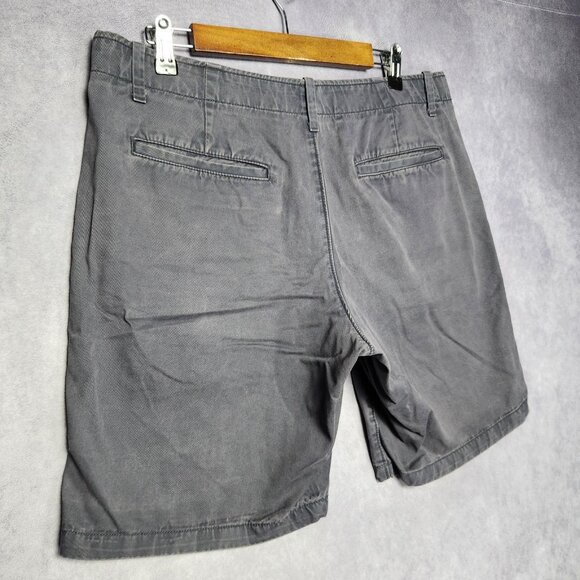 Gap Lived-In Shorts Mens 34 Blue Straight Fit‎ Chino Casual Classic 100% Cotton - Picture 8 of 14